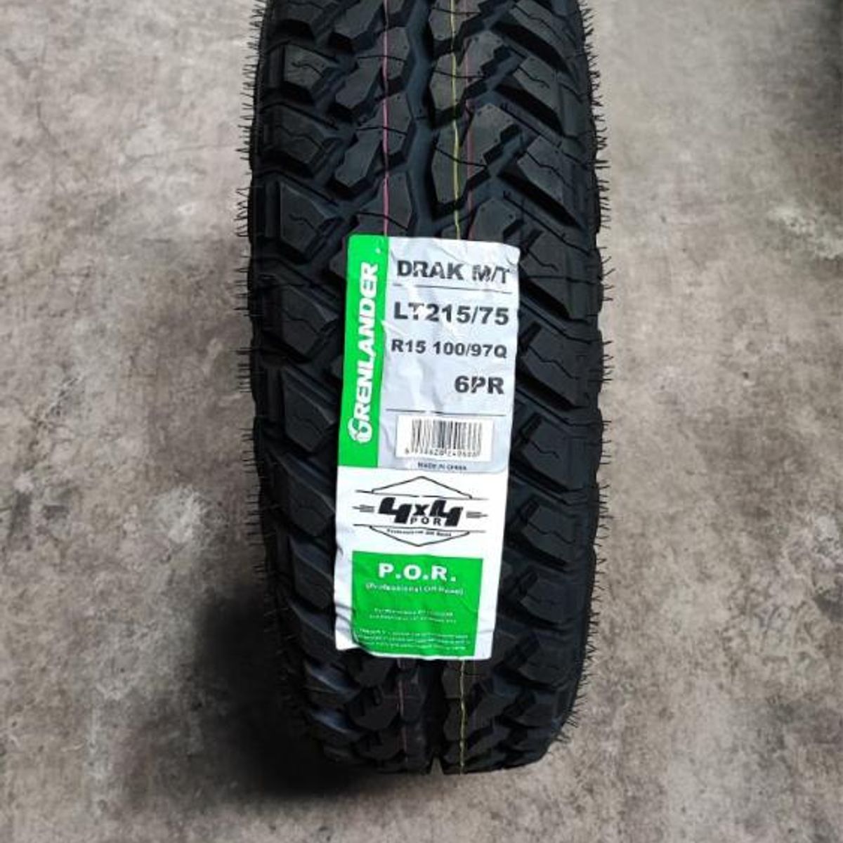 GENERICO - NEUMATICO 21575 R15 GRENLANDER DRAK MT 10097Q