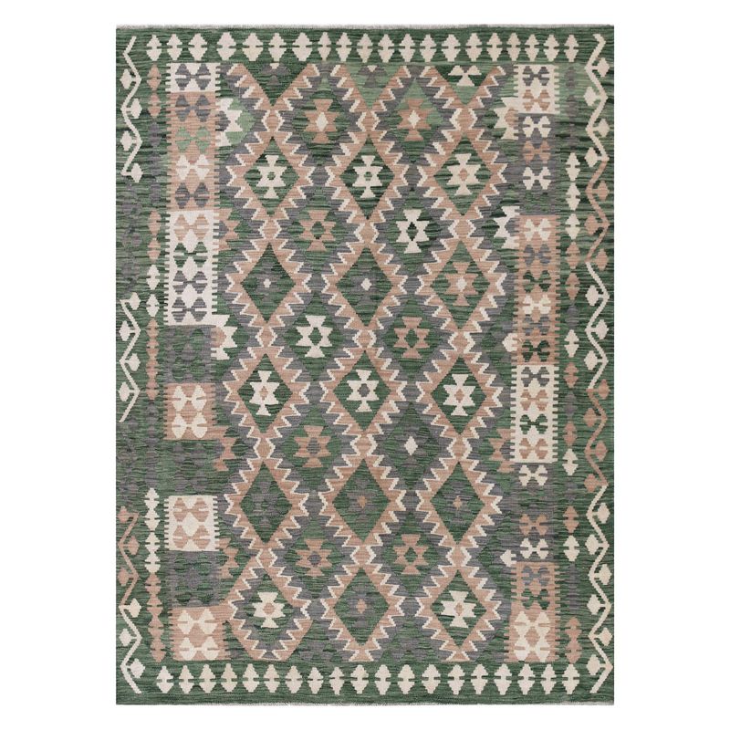 BAZHARS - Alfombra Artesanal 170X240 cm Kilim Vegi P82 BAZHARS