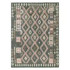 BAZHARS - Alfombra Artesanal 170X240 cm Kilim Vegi P82