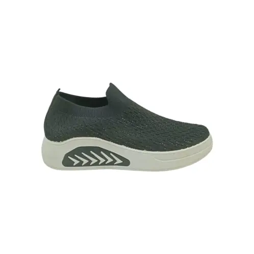 HERIEL - Zapatilla Negra Textil Mujer