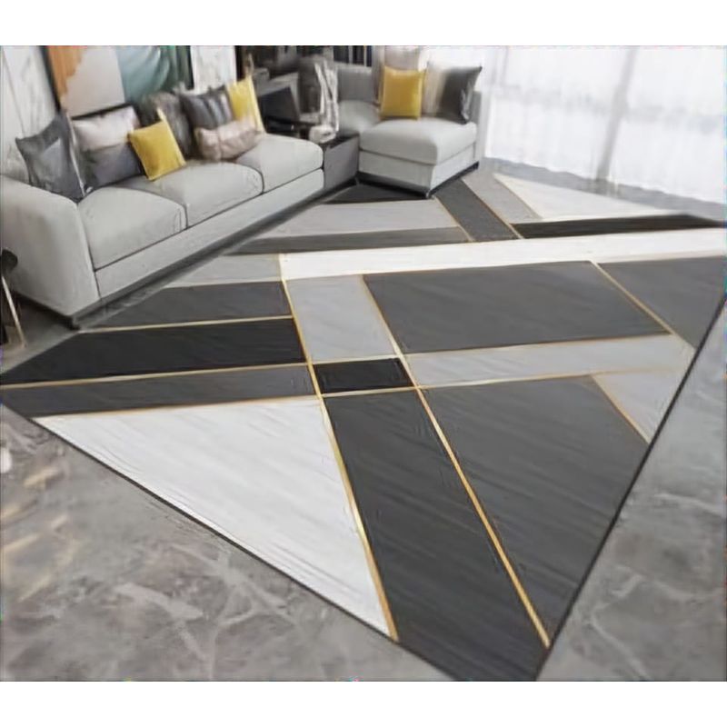 GENERICO - ALFOMBRA PARA LIVING ANTIDESLIZANTE CON DISEÑOS TRIDIMENCIONALES