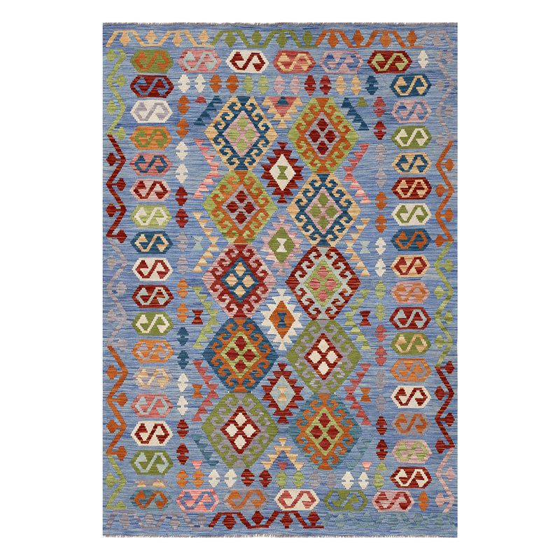 BAZHARS - Alfombra Artesanal 170X240 cm Kilim Vegi P110 BAZHARS