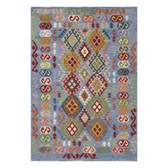 BAZHARS - ALFOMBRA ARTESANAL 170X240 CM KILIM VEGI P110