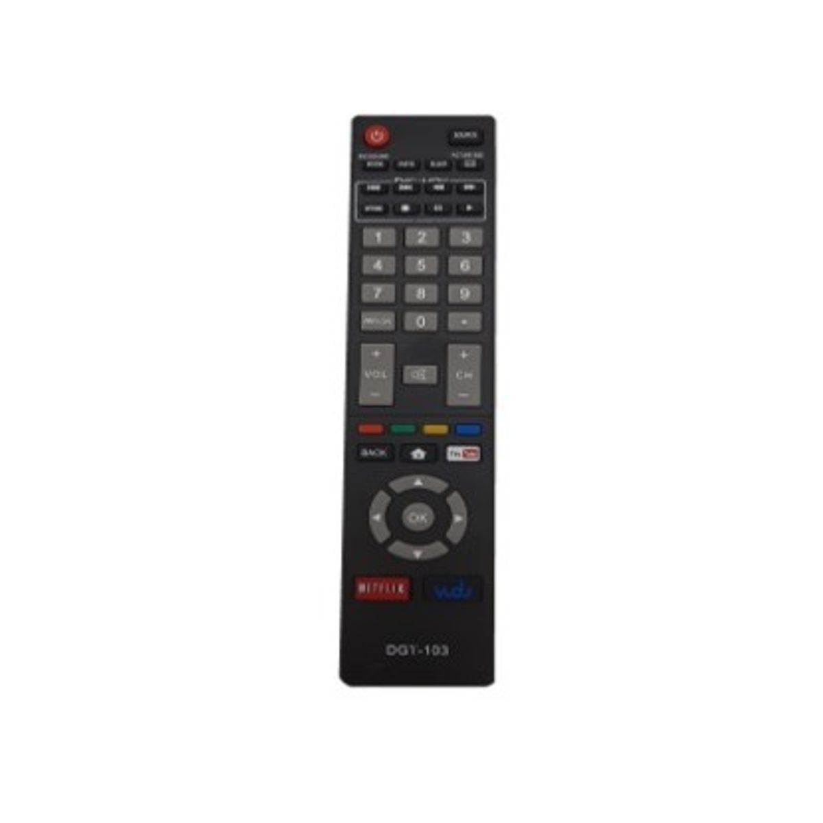 GENERICO - CONTROL REMOTO DGT-103 COMPATIBLE CON SMART TV DAEWOO
