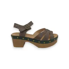 HERIEL - Sandalia Café Plataforma Mujer