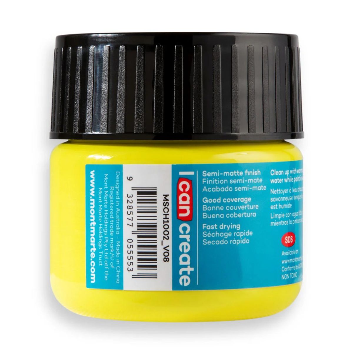 MONT MARTE - Pinturas Acrílicas Mont Marte Varios Colores 100 Ml Pote