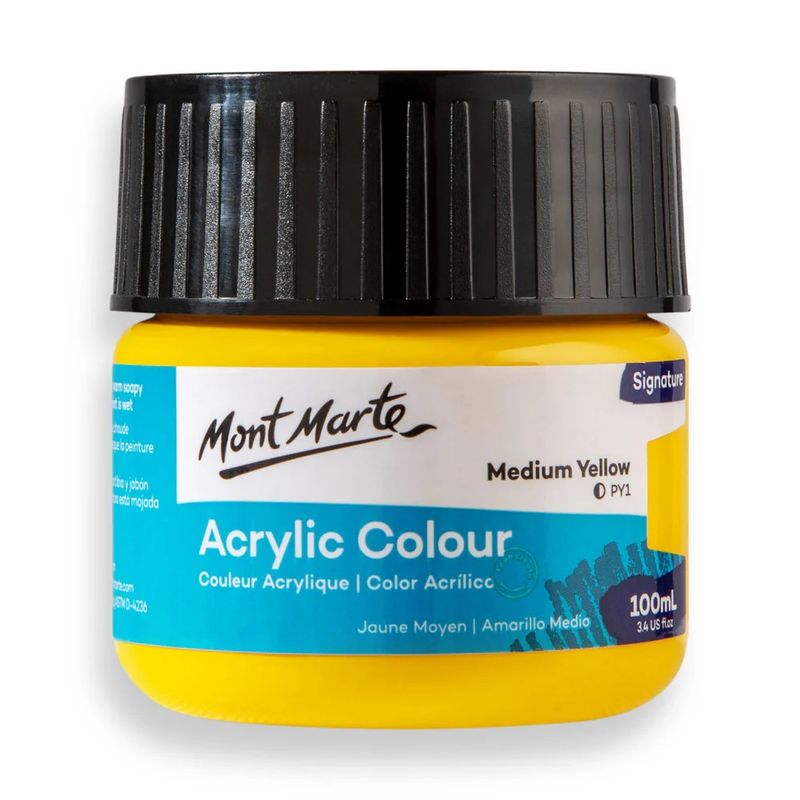 MONT MARTE - Pinturas Acrílicas Mont Marte Varios Colores 100 Ml Pote