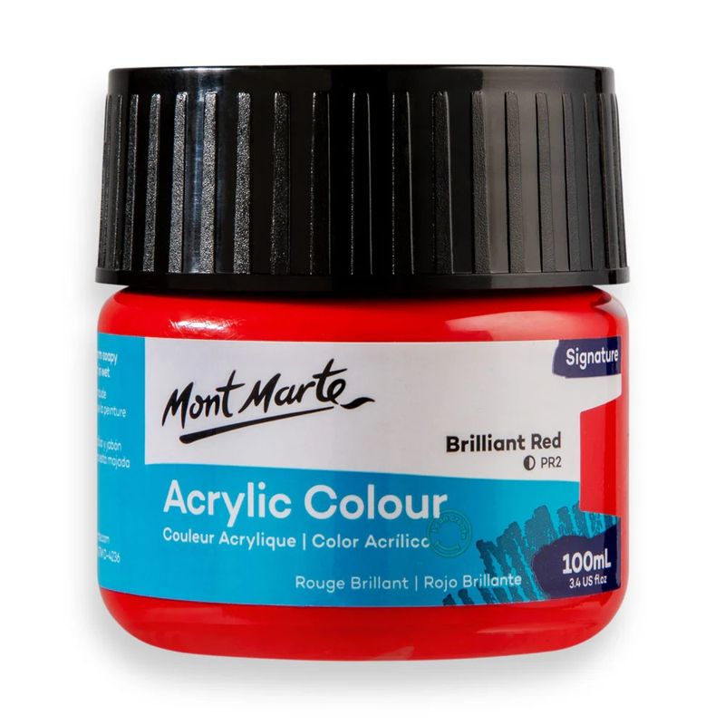 MONT MARTE - Pinturas Acrílicas Mont Marte Varios Colores 100 Ml Pote