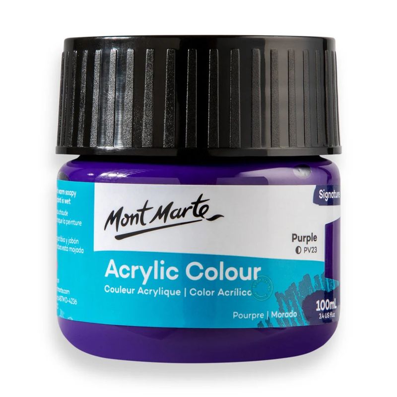 MONT MARTE - Pinturas Acrílicas Mont Marte Varios Colores 100 Ml Pote