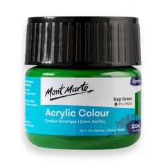 MONT MARTE - Pinturas Acrílicas Varios Colores 100 Ml Pote