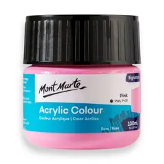 MONT MARTE - Pinturas Acrílicas Varios Colores 100 Ml Pote