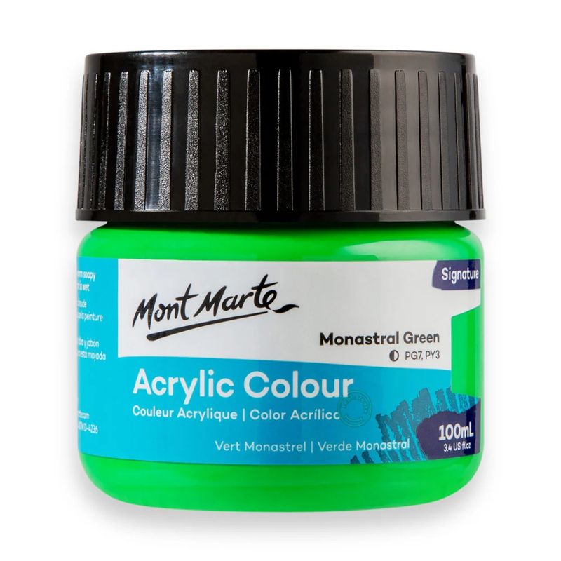 MONT MARTE - Pinturas Acrílicas Mont Marte Varios Colores 100 Ml Pote