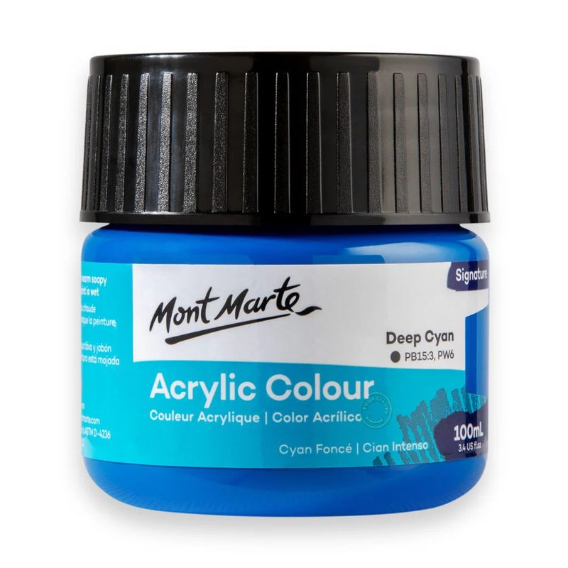 MONT MARTE - Pinturas Acrílicas Mont Marte Varios Colores 100 Ml Pote