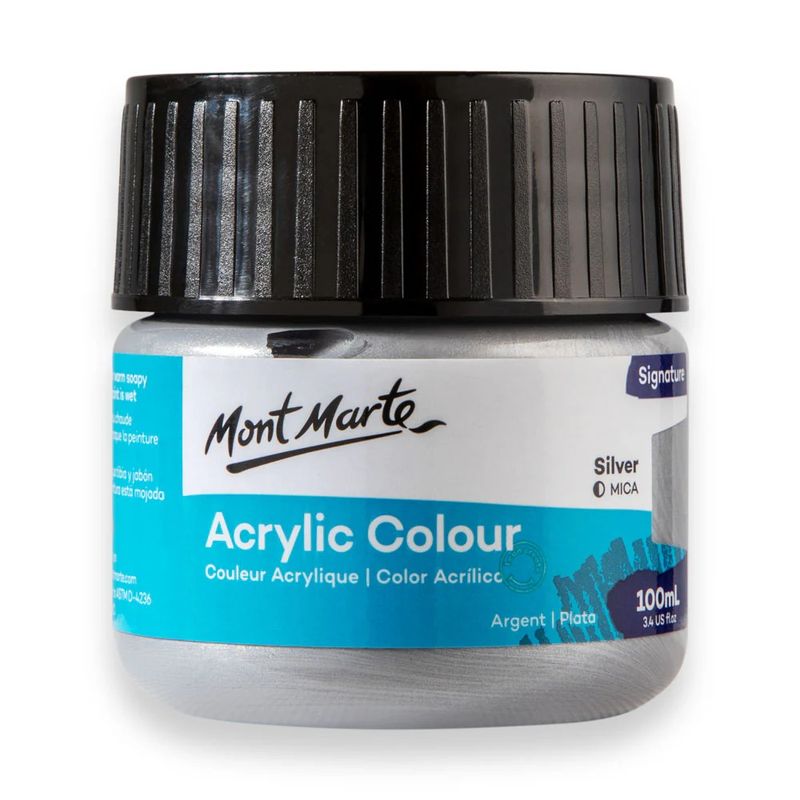 MONT MARTE - Pinturas Acrílicas Metalizadas Mont Marte 100 Ml En Pote
