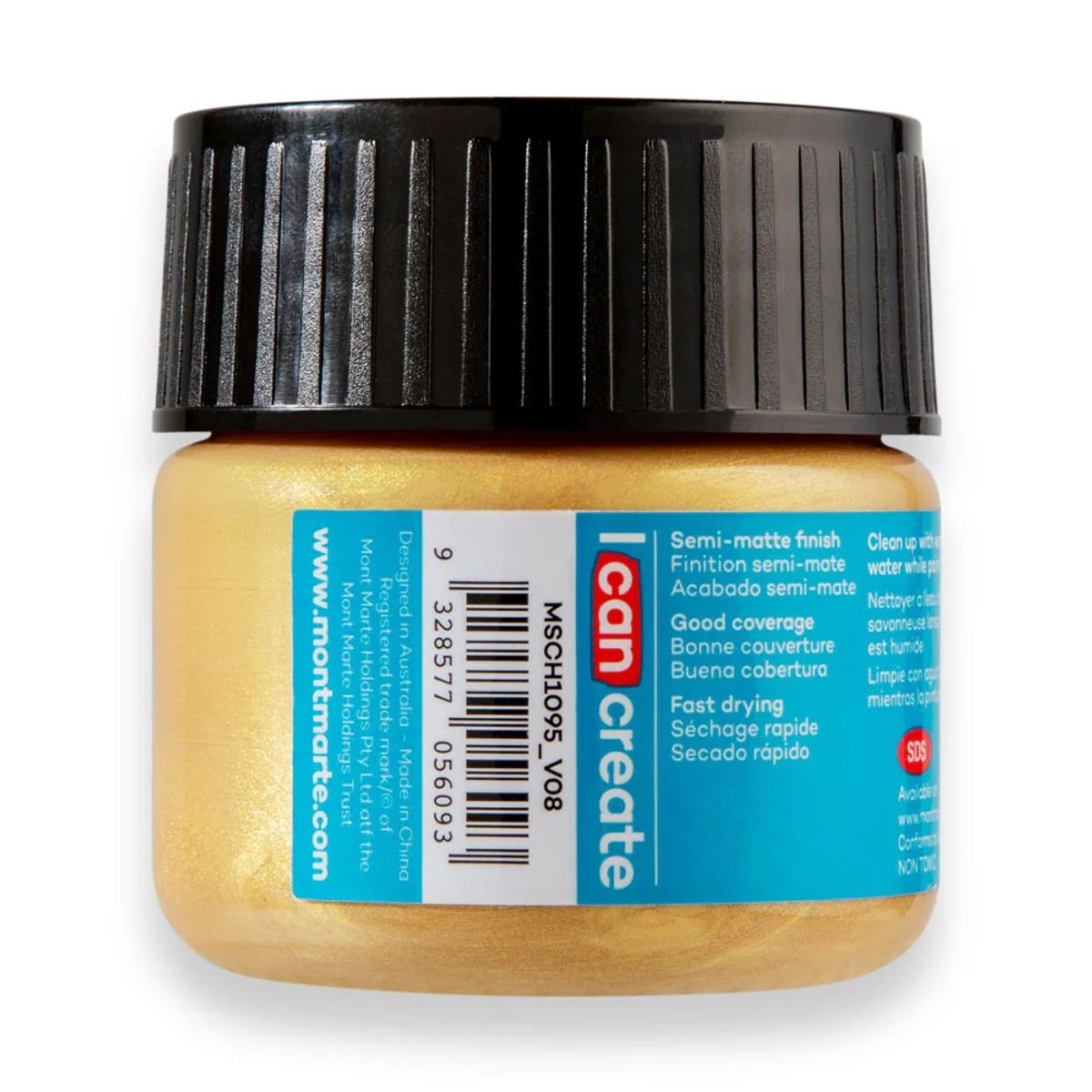 MONT MARTE - Pinturas Acrílicas Metalizadas Mont Marte 100 Ml En Pote