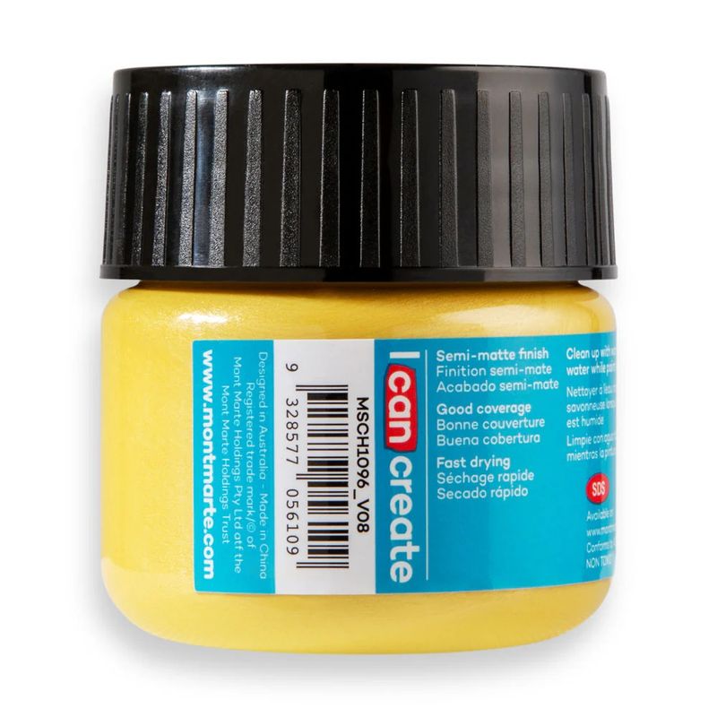 MONT MARTE - Pinturas Acrílicas Metalizadas Mont Marte 100 Ml En Pote