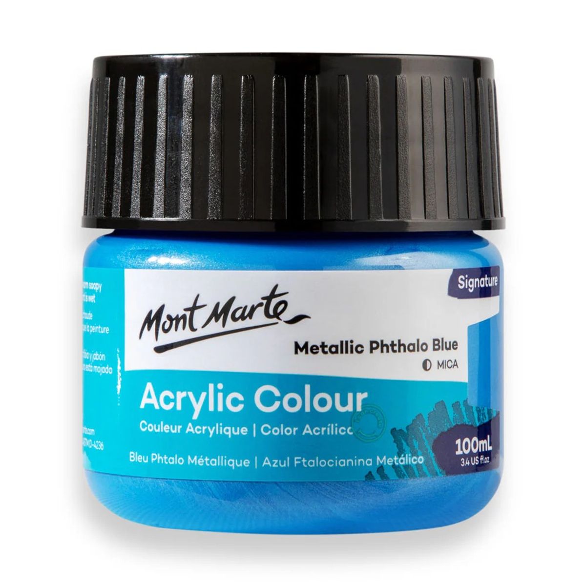 MONT MARTE - Pinturas Acrílicas Metalizadas Mont Marte 100 Ml En Pote