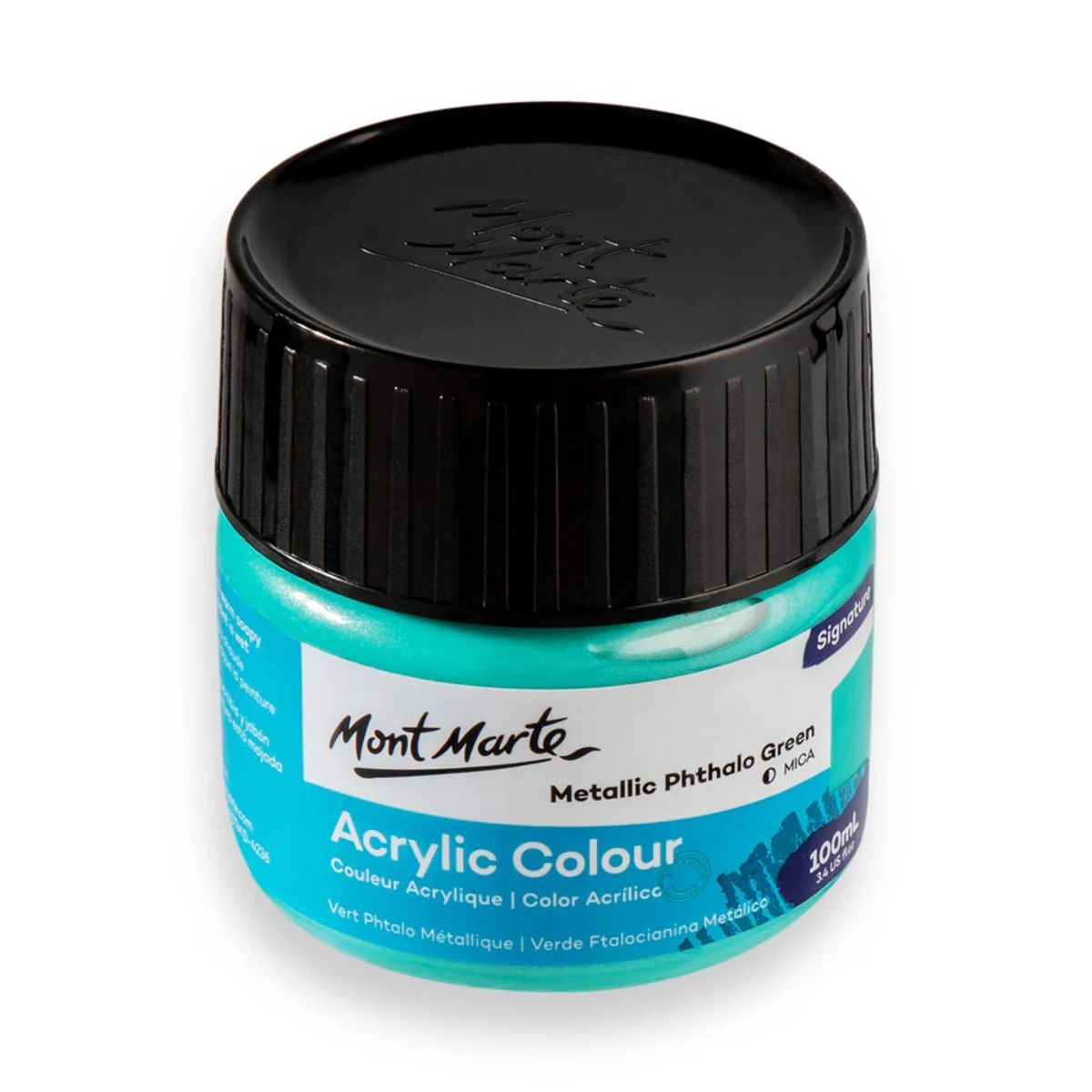 MONT MARTE - Pinturas Acrílicas Metalizadas Mont Marte 100 Ml En Pote