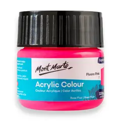 MONT MARTE - Pinturas Acrílicas Fluor Varios Colores 100 Ml