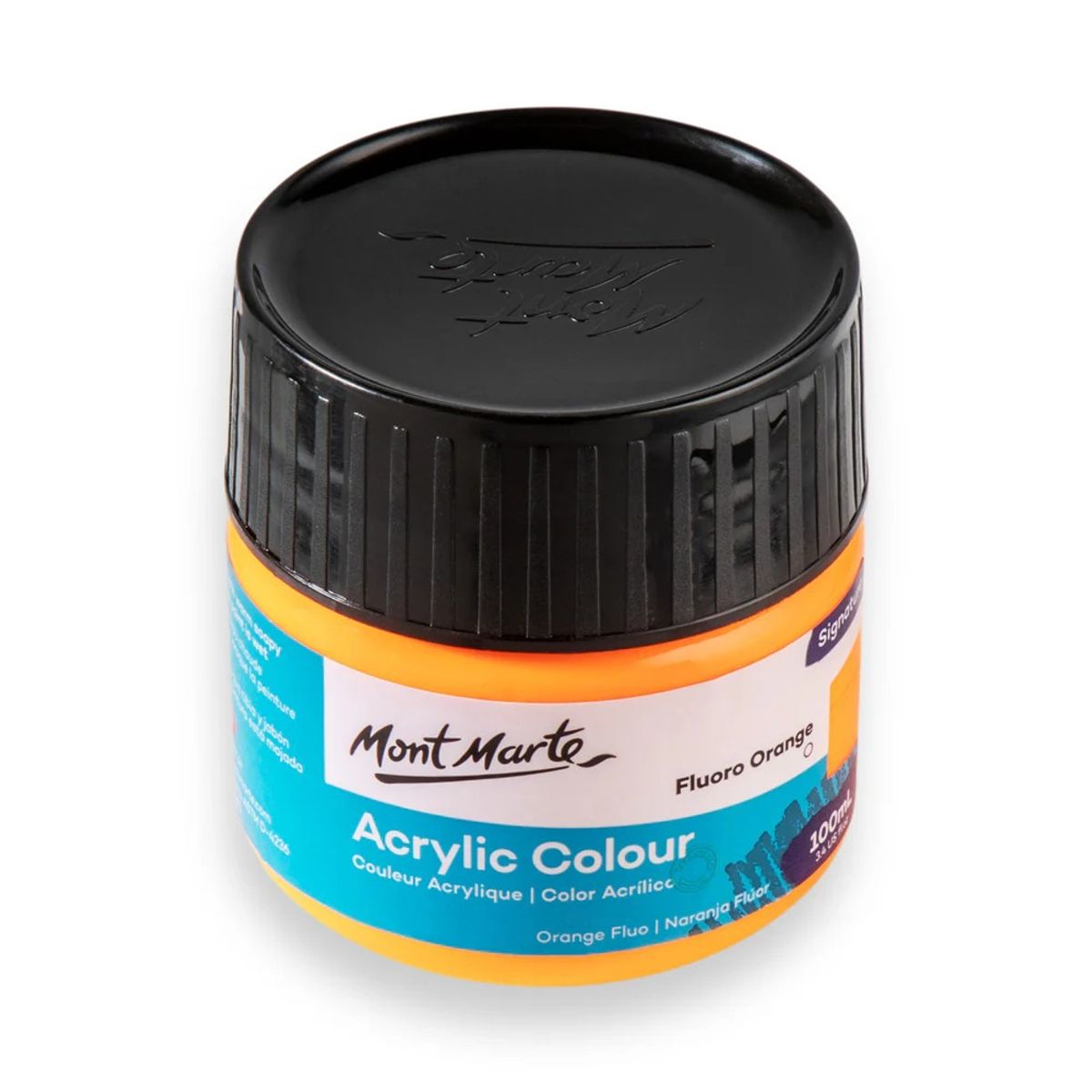 MONT MARTE - Pinturas Acrílicas Fluor Varios Colores Mont Marte 100 Ml