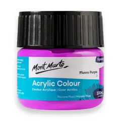 MONT MARTE - Pinturas Acrílicas Fluor Varios Colores 100 Ml