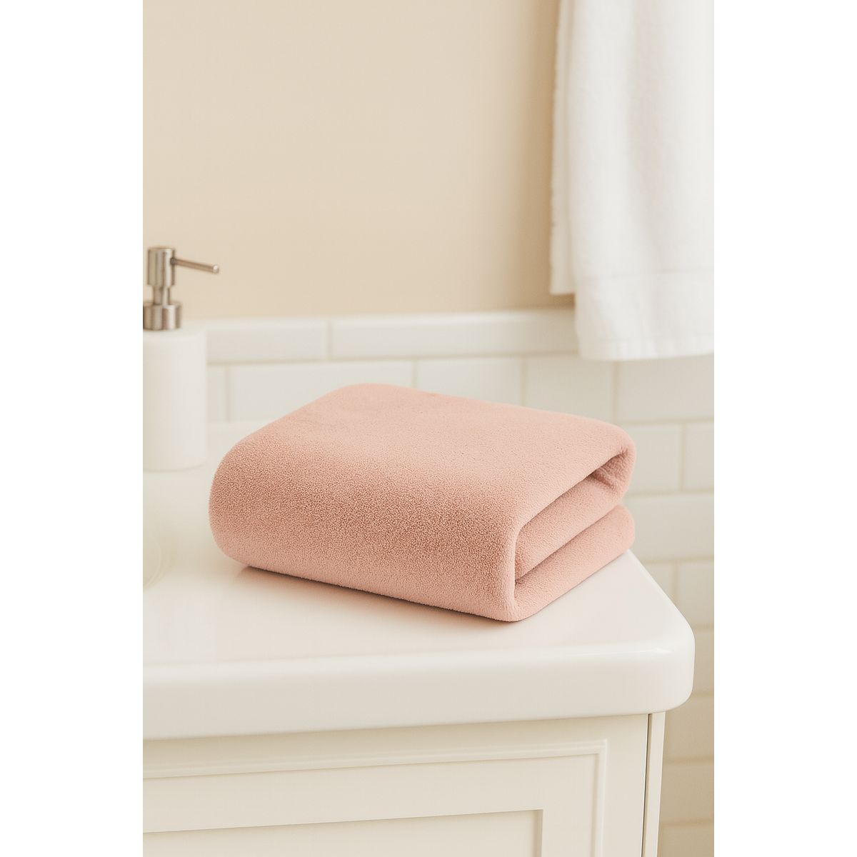 COSAS CASA - Toalla Rosa Microfibra 100x140