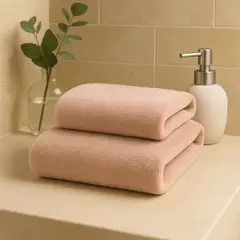 COSAS CASA - Toalla Rosa Microfibra 100x140
