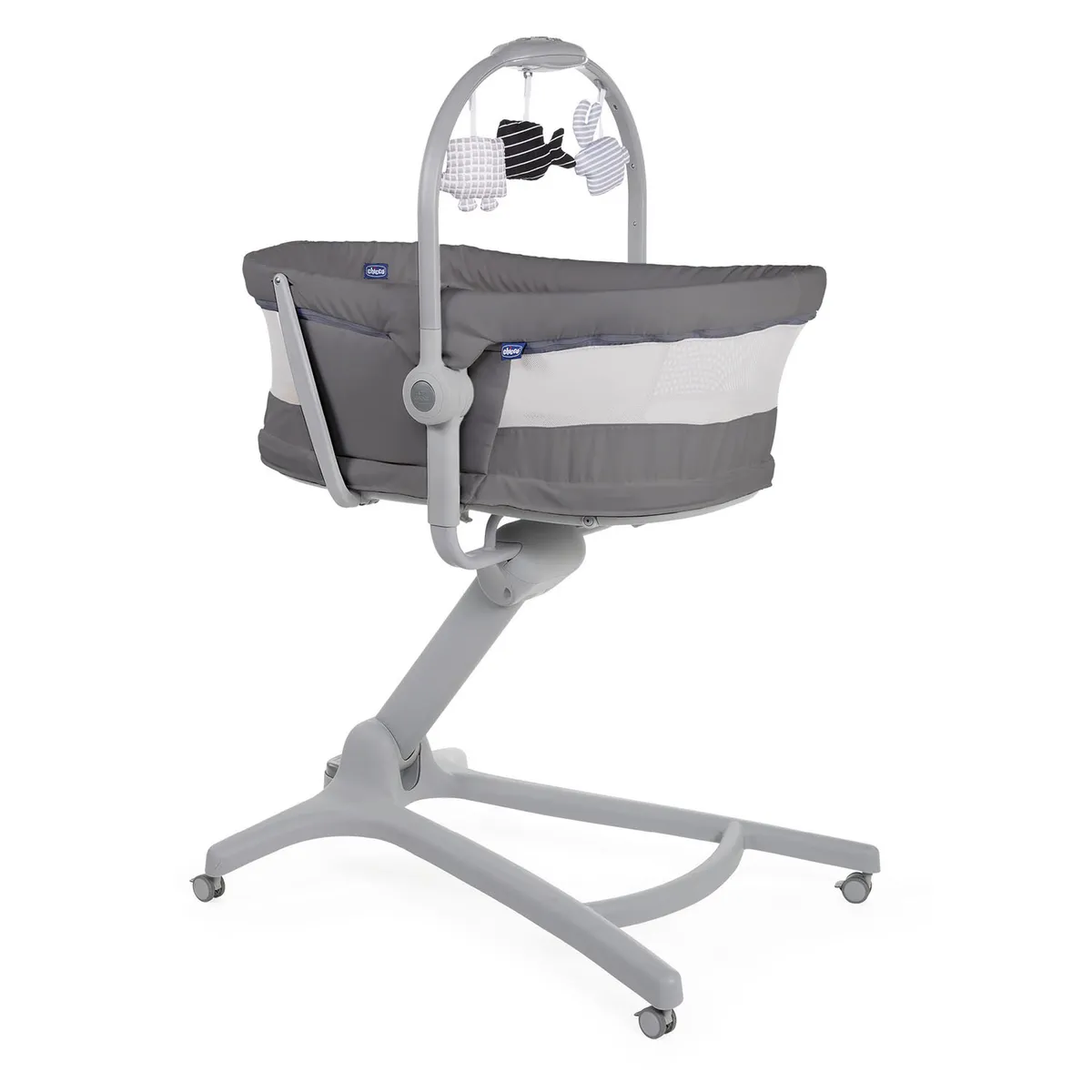 CHICCO - Moises con pedestal Baby Hug 4 en 1 Dark Grey