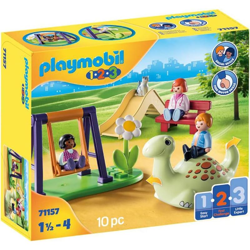 PLAYMOBIL - PLAYMOBIL PATIO DE JUEGOS PM71157