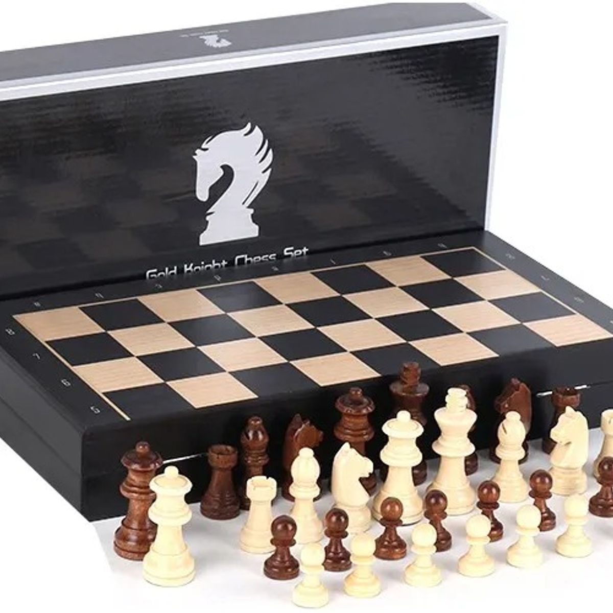 NACION AJEDREZ - Tablero De Ajedrez Madera 33x33cm Magnético  Nación Ajedrez