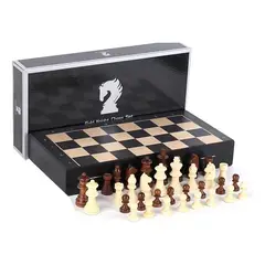 NACION AJEDREZ - Tablero De Ajedrez Madera 33x33cm Magnético Nación Ajedrez