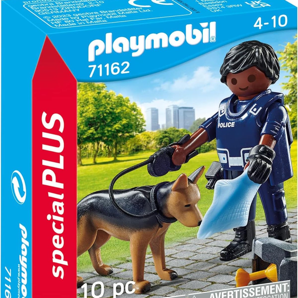 PLAYMOBIL - PLAYMOBIL POLICÍA CON PERRO PM71162