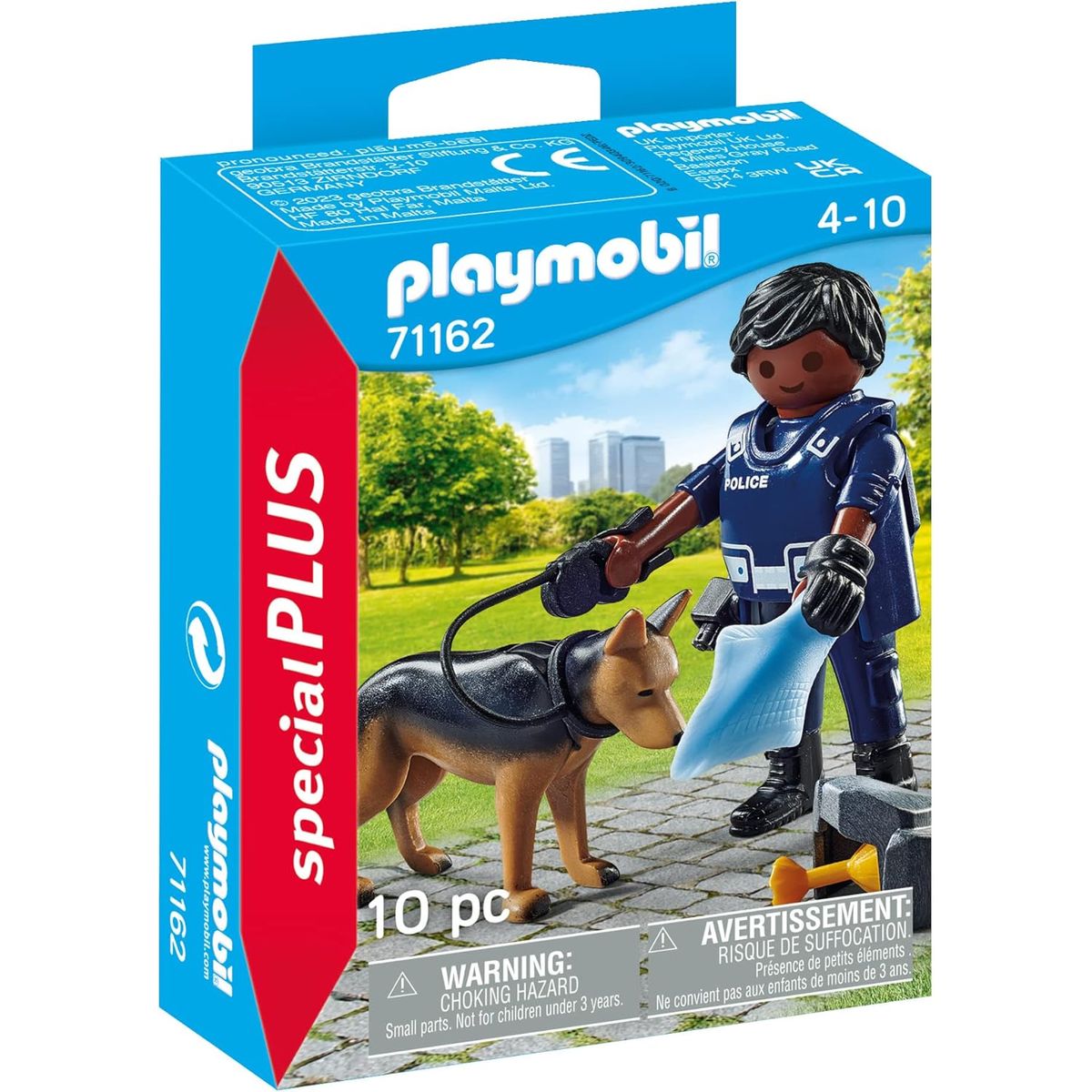 PLAYMOBIL - PLAYMOBIL POLICÍA CON PERRO PM71162