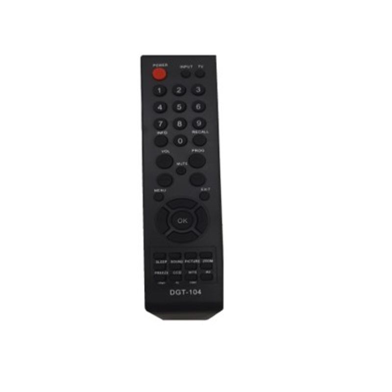 GENERICO - CONTROL REMOTO DGT-104 COMPATIBLE CON TV ANTIGUA IRT