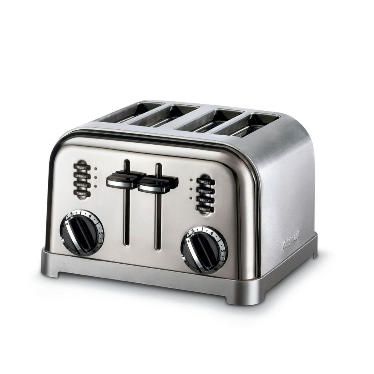 CUISINART - Tostador Metálico Clásico de 4 Rebanadas de Cuisinart