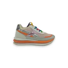 HERIEL - Zapatilla Naranja Plataforma Mujer