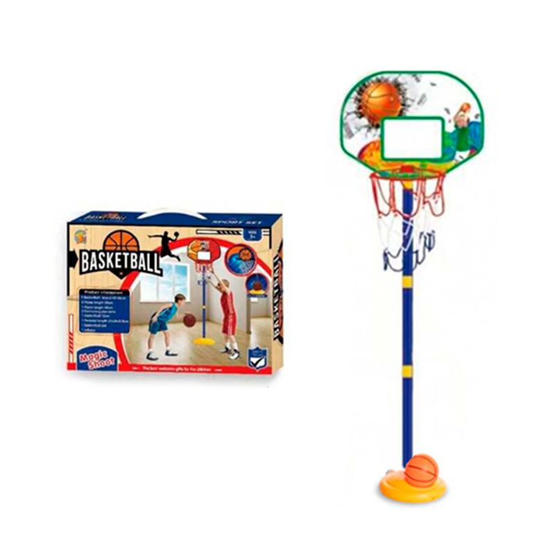 SDFIT - Set Aro De Basketball Infantil + Pelota  Zg270-9