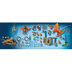 PLAYMOBIL - NOVELMORE VS BURNHAM RAIDERS ZONA DE BATALLA PM71210