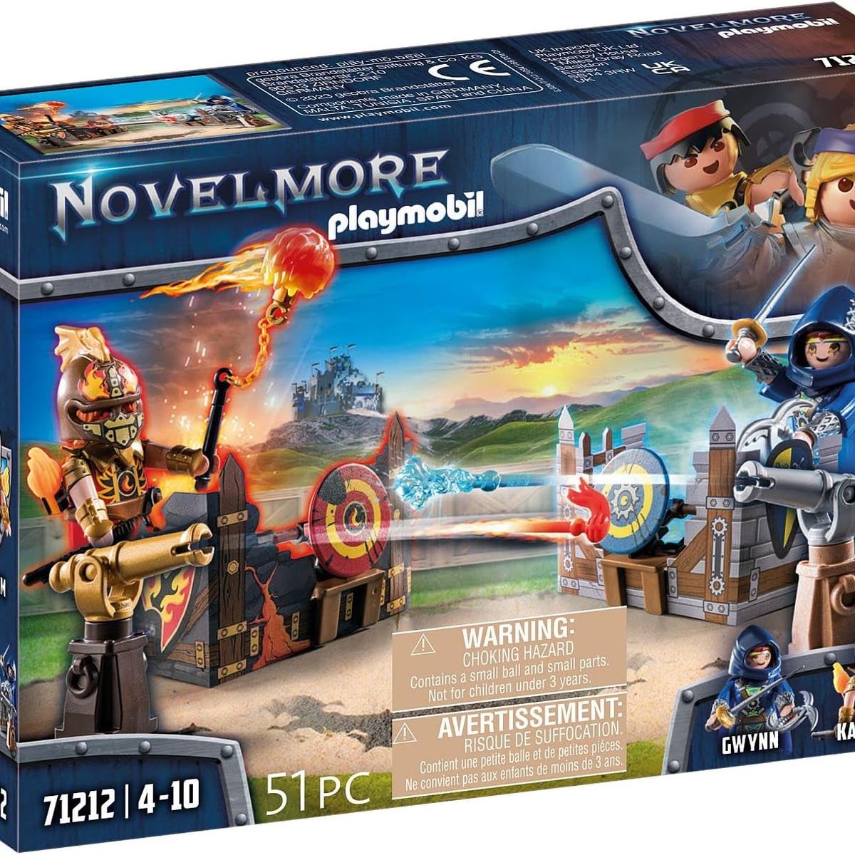 PLAYMOBIL - PLAYMOBIL NOVELMORE VS BURNHAM RAIDERS DUELO PM71212