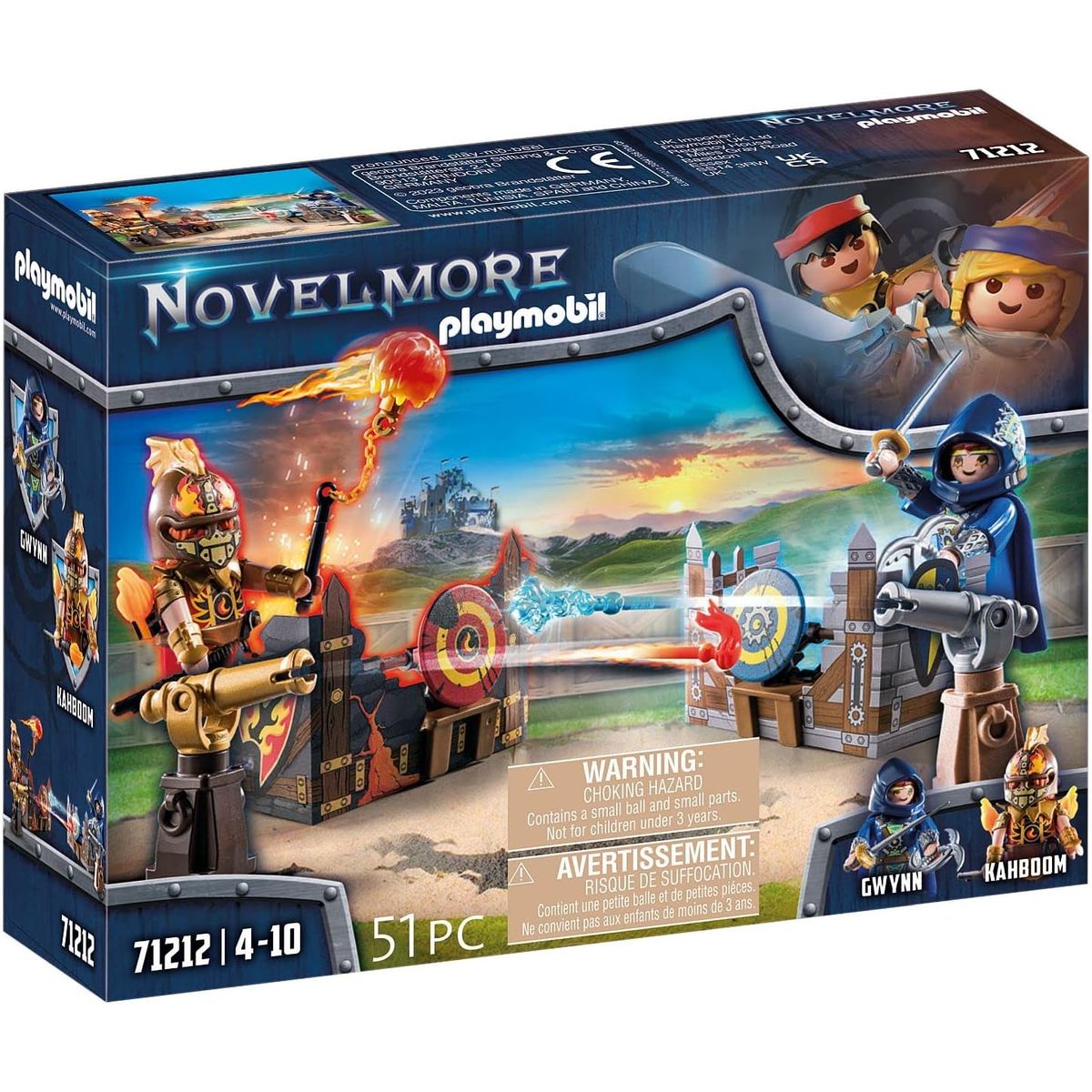 PLAYMOBIL - PLAYMOBIL NOVELMORE VS BURNHAM RAIDERS DUELO PM71212