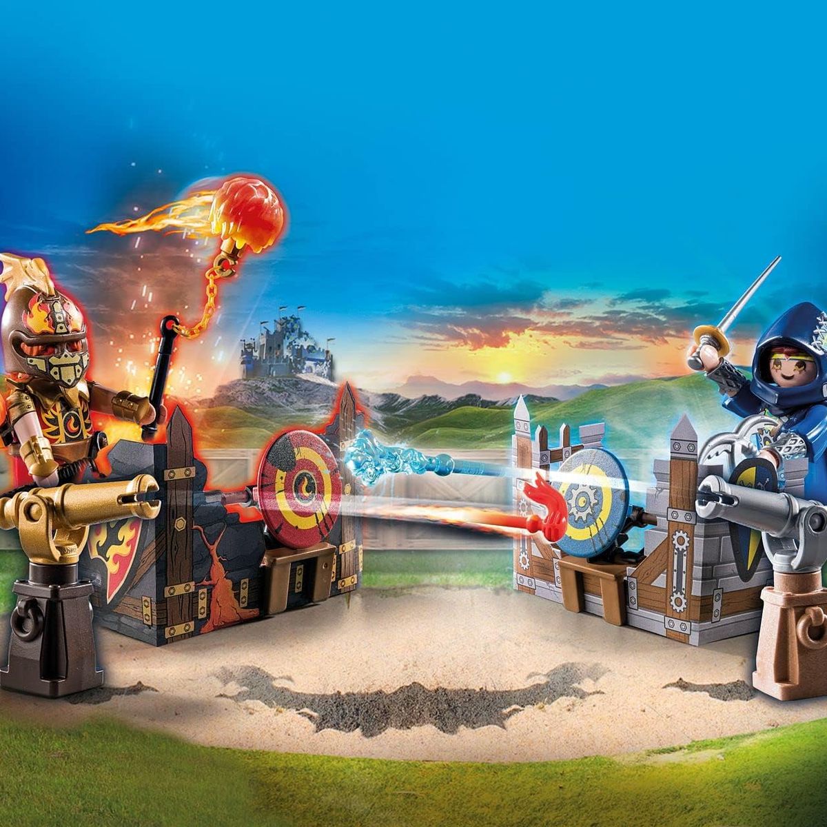 PLAYMOBIL - PLAYMOBIL NOVELMORE VS BURNHAM RAIDERS DUELO PM71212