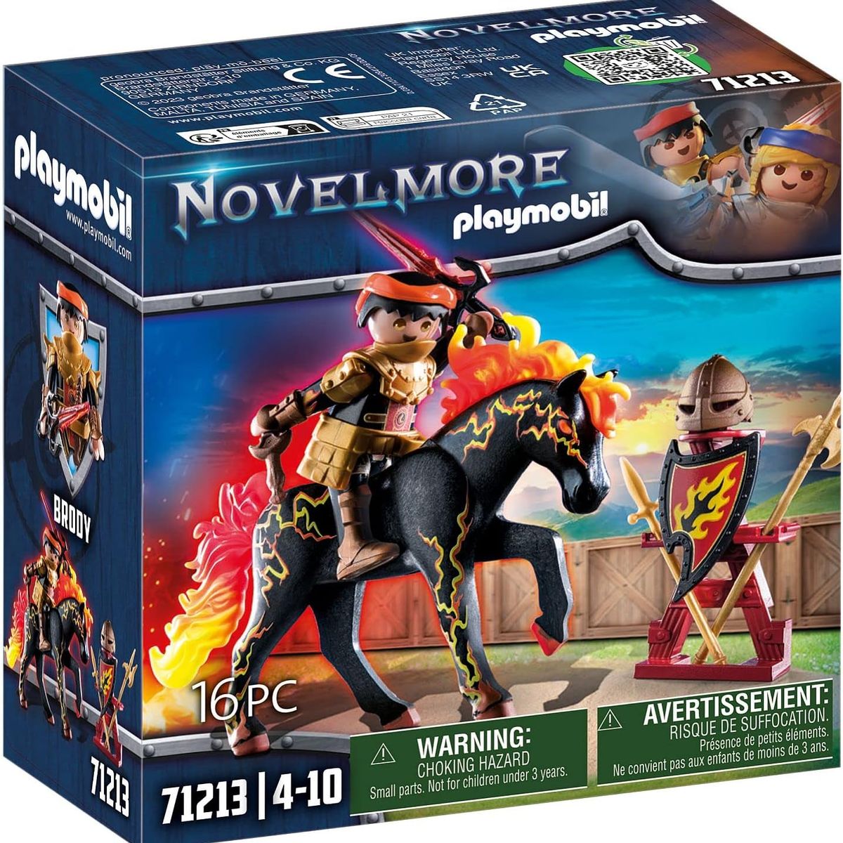 PLAYMOBIL - PLAYMOBIL Burnham Raiders - Fire Knight PM71213