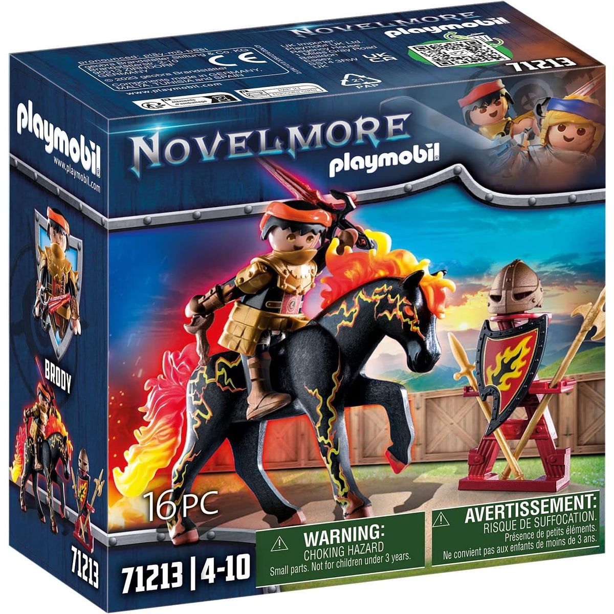 PLAYMOBIL - PLAYMOBIL Burnham Raiders - Fire Knight PM71213