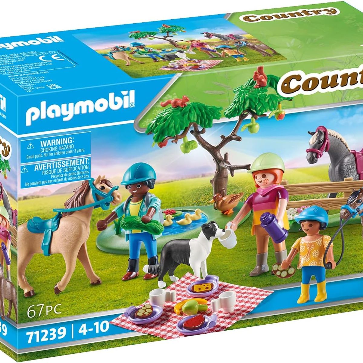 PLAYMOBIL - PLAYMOBIL AVENTURA DE PICNIC CON CABALLOS PM71239