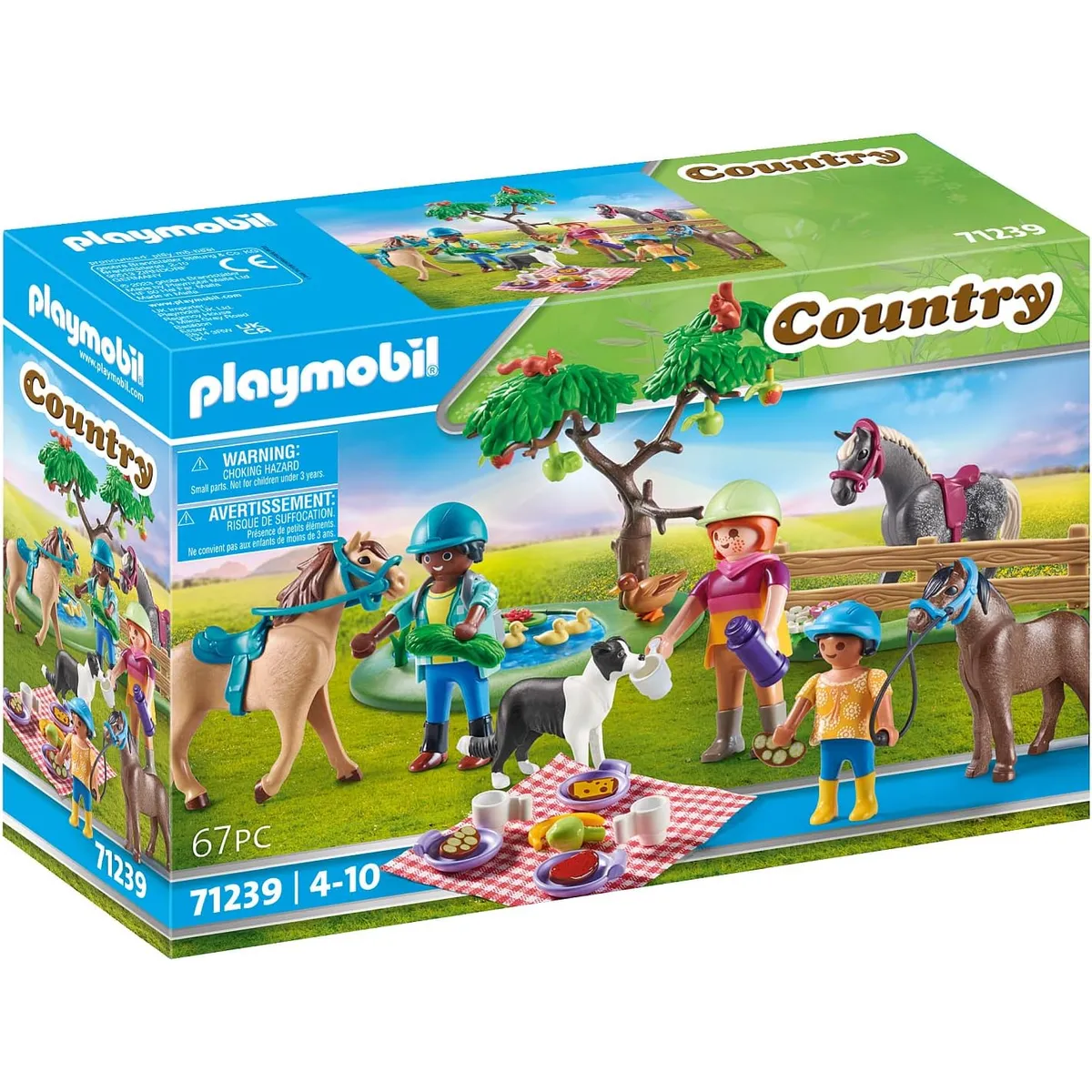 PLAYMOBIL - PLAYMOBIL AVENTURA DE PICNIC CON CABALLOS PM71239