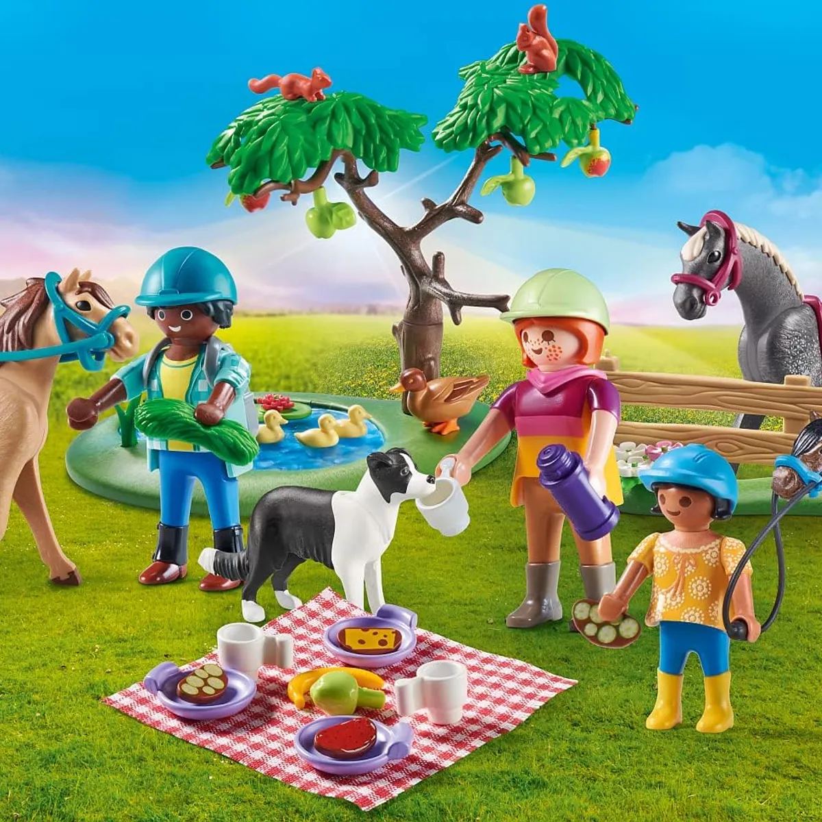 PLAYMOBIL - PLAYMOBIL AVENTURA DE PICNIC CON CABALLOS PM71239