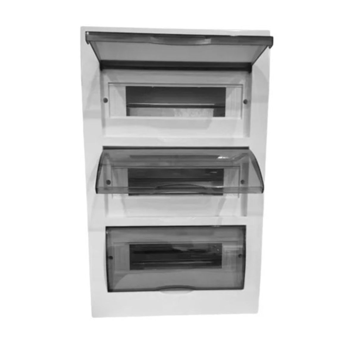 ESHOPANGIE - Tablero Eléctrico Embutido 36 Módulos Puerta Transparente