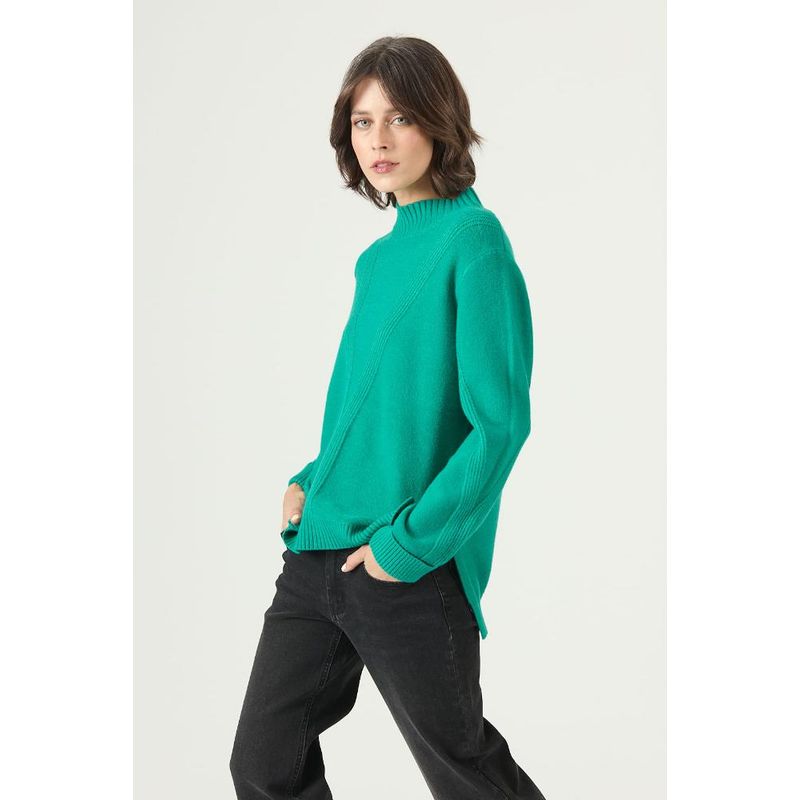 PRIVILEGE - Sweater verde PRIVILEGE 2673 - Verde