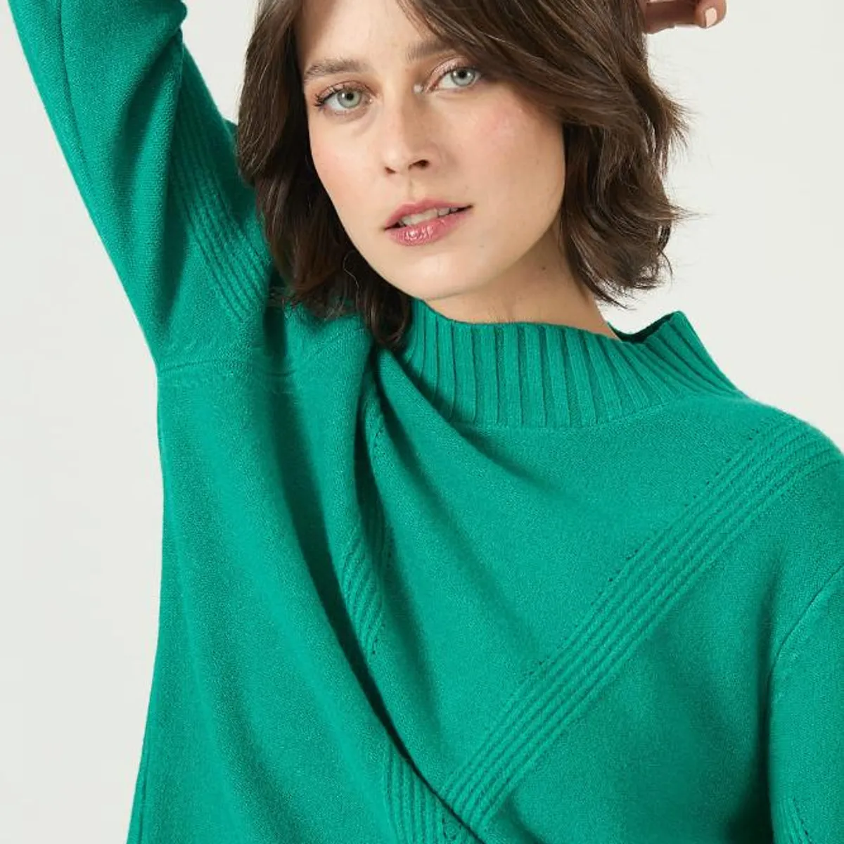 PRIVILEGE - Sweater verde 2673