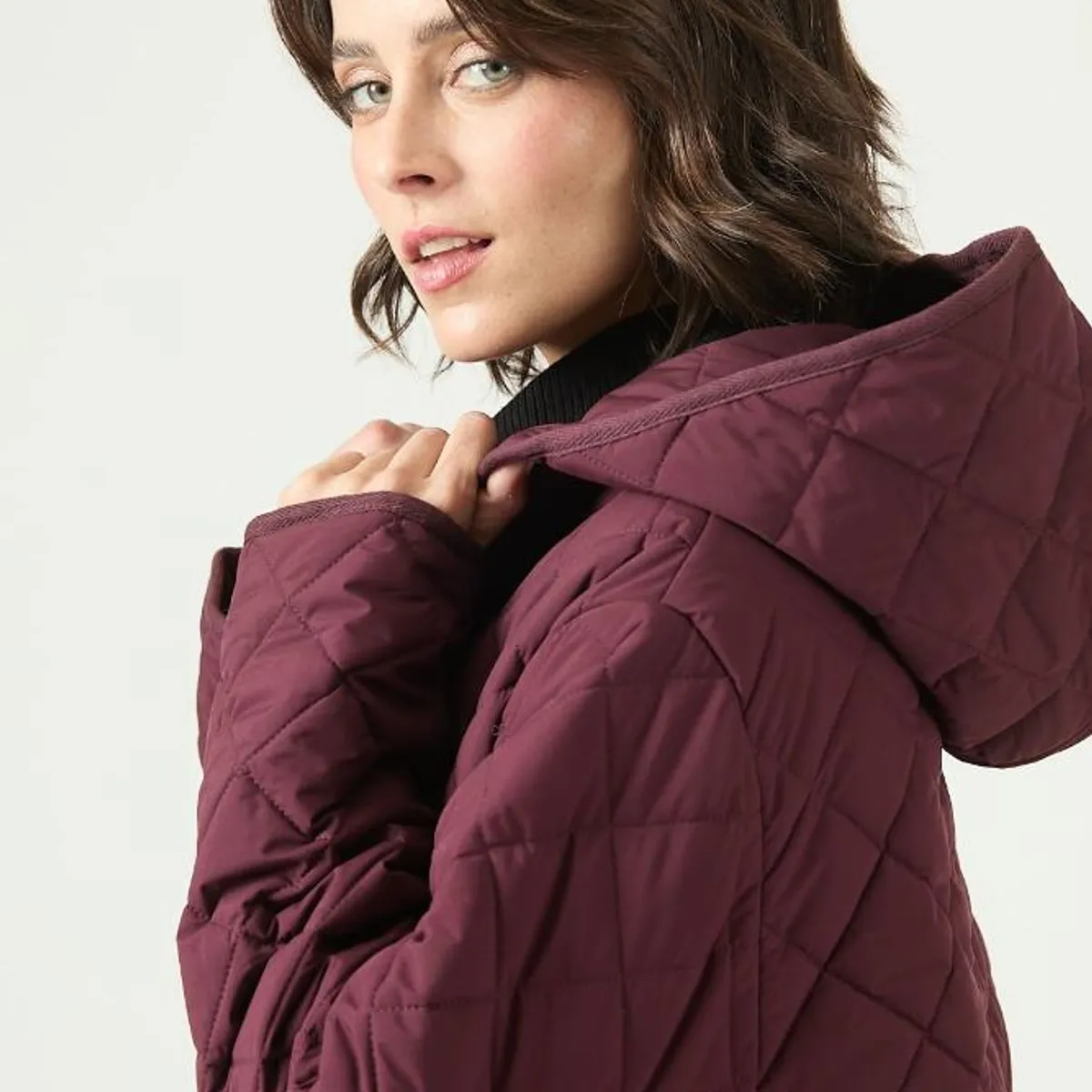 PRIVILEGE - Parka burdeo 2740